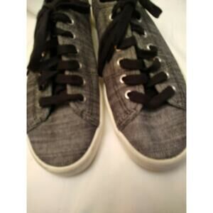 Keds women's size 9.5 Kickstart Denim Twill Black sneakers.